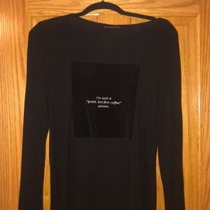 Long sleeve short Size S